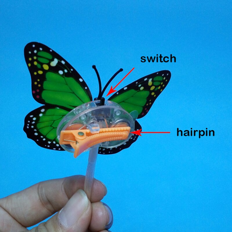 Luminous Butterfly Festival Kids Led Lighting Up Headwear for Children Flashing Glowing In The Dark Glow Party Supplies