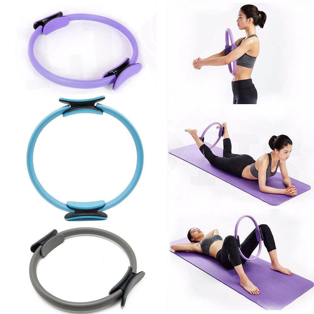 Yoga cirkel dobbelt greb pilates sport ring modstand motion fitness gym træner værktøj