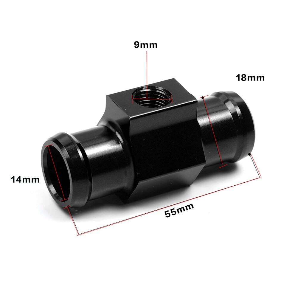 KOSO-medidor Digital Mini 3 en 1 con pantalla LED, voltímetro, termómetro, temperatura del agua, Universal, para motocicleta: 18mm
