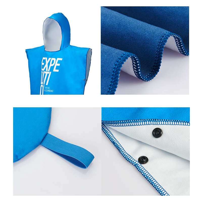 Naturehike Quick Dry Strand Handtuch Microfibe Schwimmen Handtuch Erwachsene Surf Poncho Handtuch Mit Kapuze Ändern Robe Poncho Bathrope Handtuch