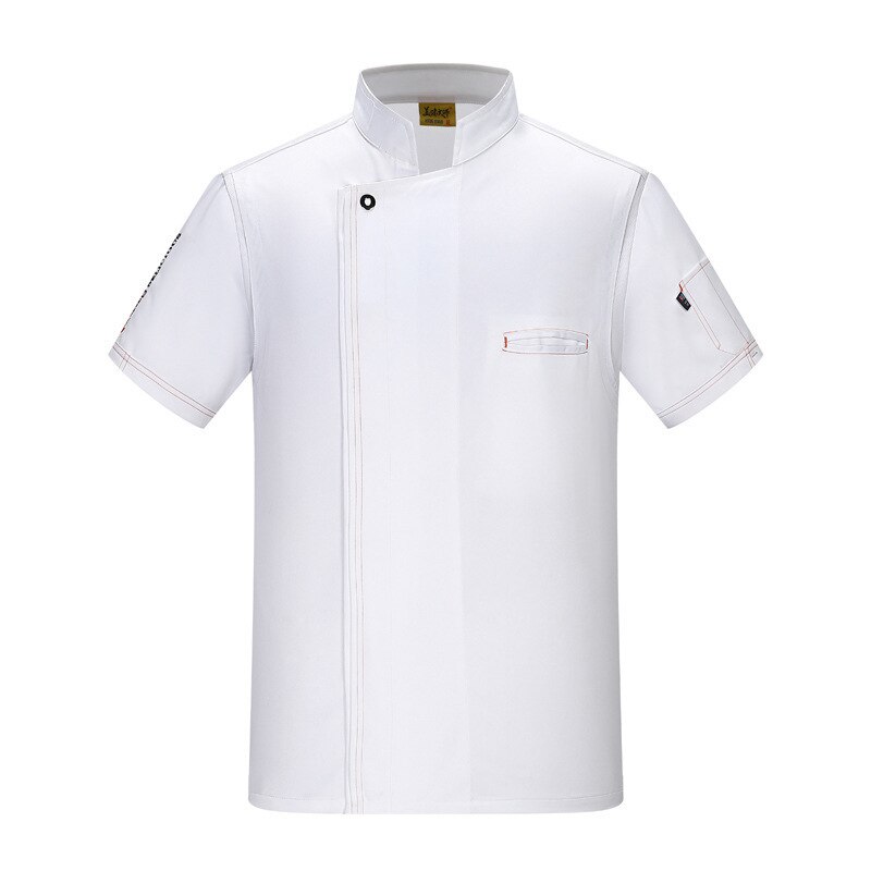 Chef-kok uniform vrouwelijke keuken restaurant hotel restaurant bakken banketbakkerij chef-kok lente en zomer met korte mouwen