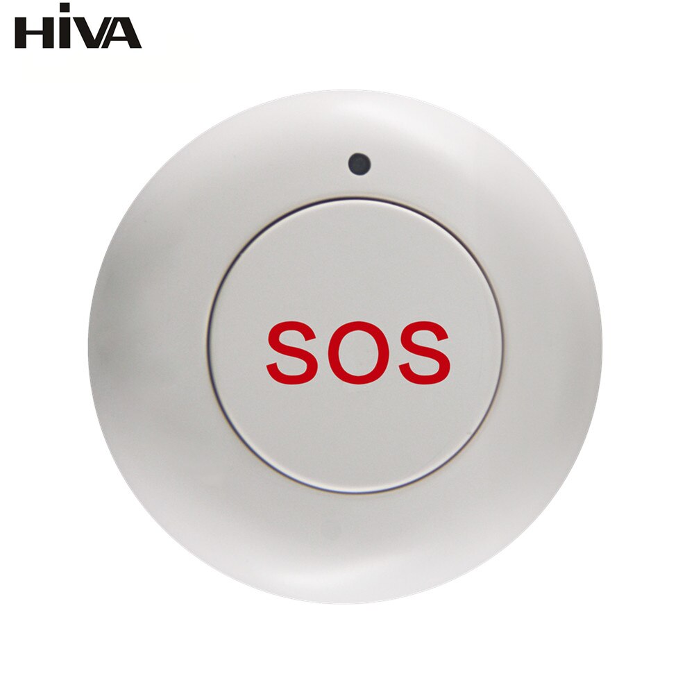 Emergency Alarm Button for Home Security Alarm Systems Smart Wireless SOS Emergency Panic Button for Solar Powered Outdoor Siren: 1PCE