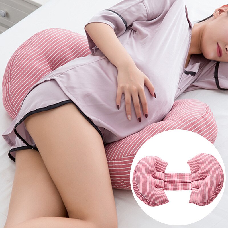 Vrouwen U-vorm Zwangerschap Kussen Multifunctionele Kussen Slaper Beschermen Taille Kussen Voor Slaap Beschermen En Ondersteuning Taille