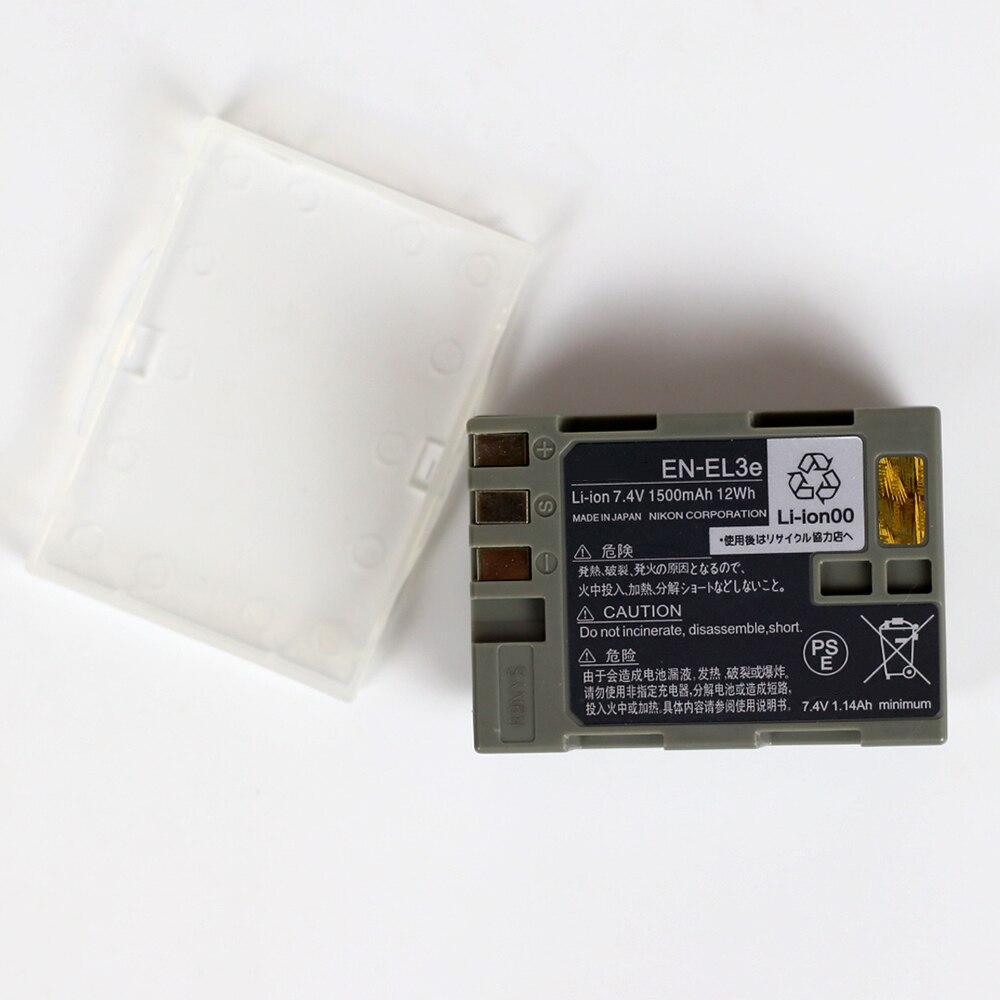 7.4V 1500mah EN-EL3e EL3a ENEL3e Rechargeable Camera Battery For Nikon D300S D300 D100 D200 D700 D70S D80 D90 D50 L15