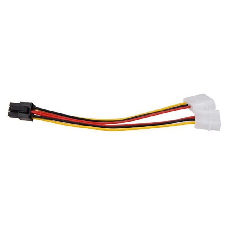 10Pcs Molex 4 Pin Pci-E Pci Expess 6 Pin Power Adapter Kabel Connector Voeding Voor Video Kaarten