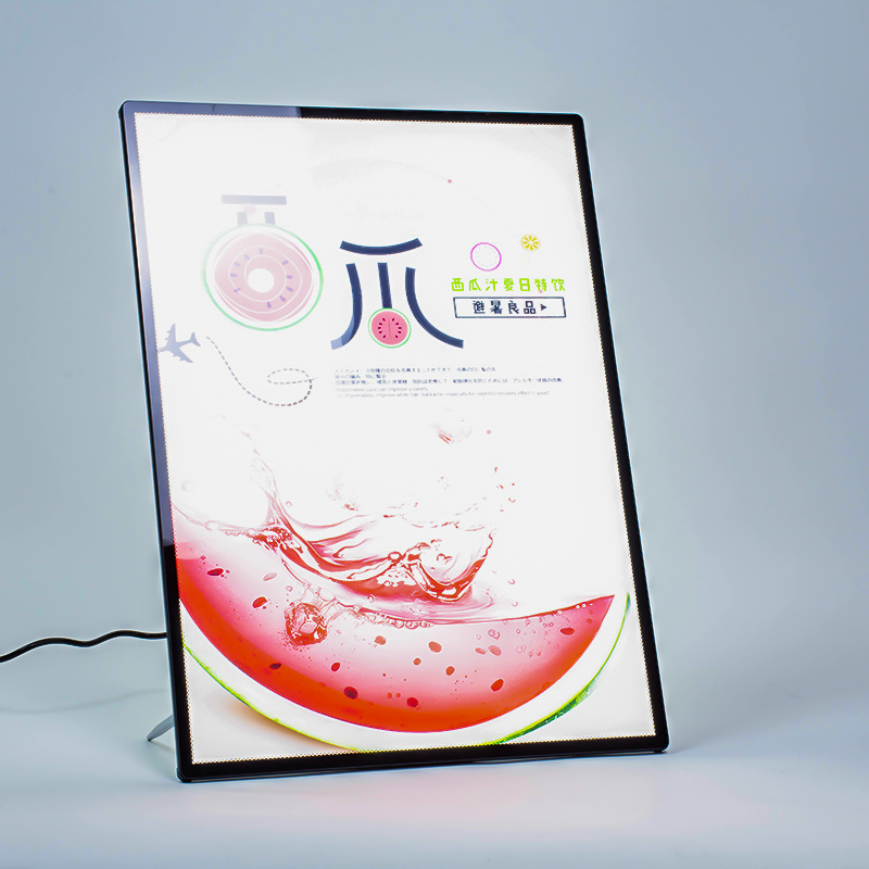 A4 ad menu stand led menu boared display stand led lightbox