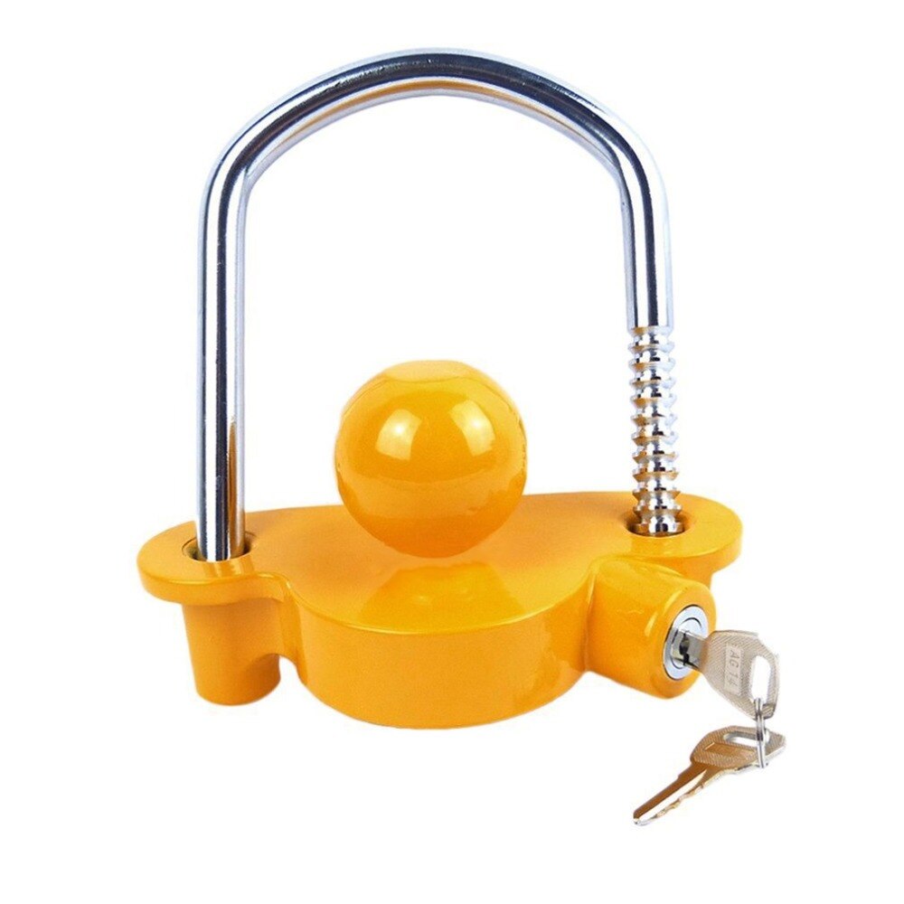 universal Anti-Theft Lock Hitch Coupling Lock Trailer Parts Tow Ball Caravan Camping Anti Theft Trailer Accessories