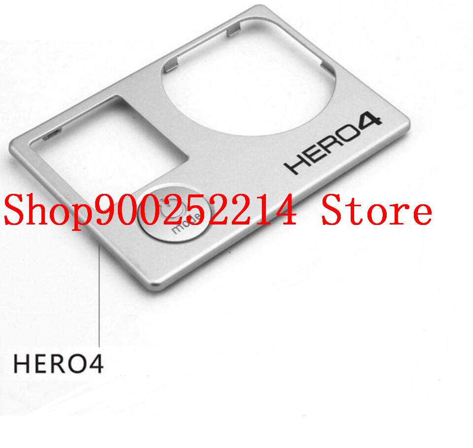 Front board til gopro hero 4 front panel hero 4 cover frontplate with mode button repair parts replacement accessories