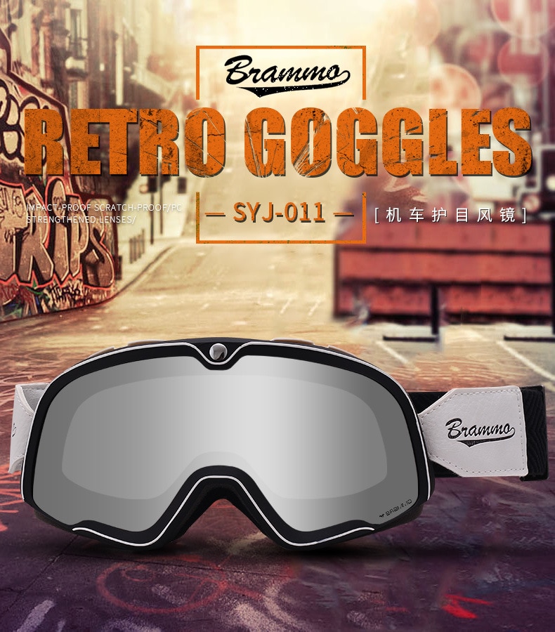 Brammo motocross mx goggles briller skisport eye ware moto off road hjelmbriller til motorcykel atv dh mtb vindtætte gafaer
