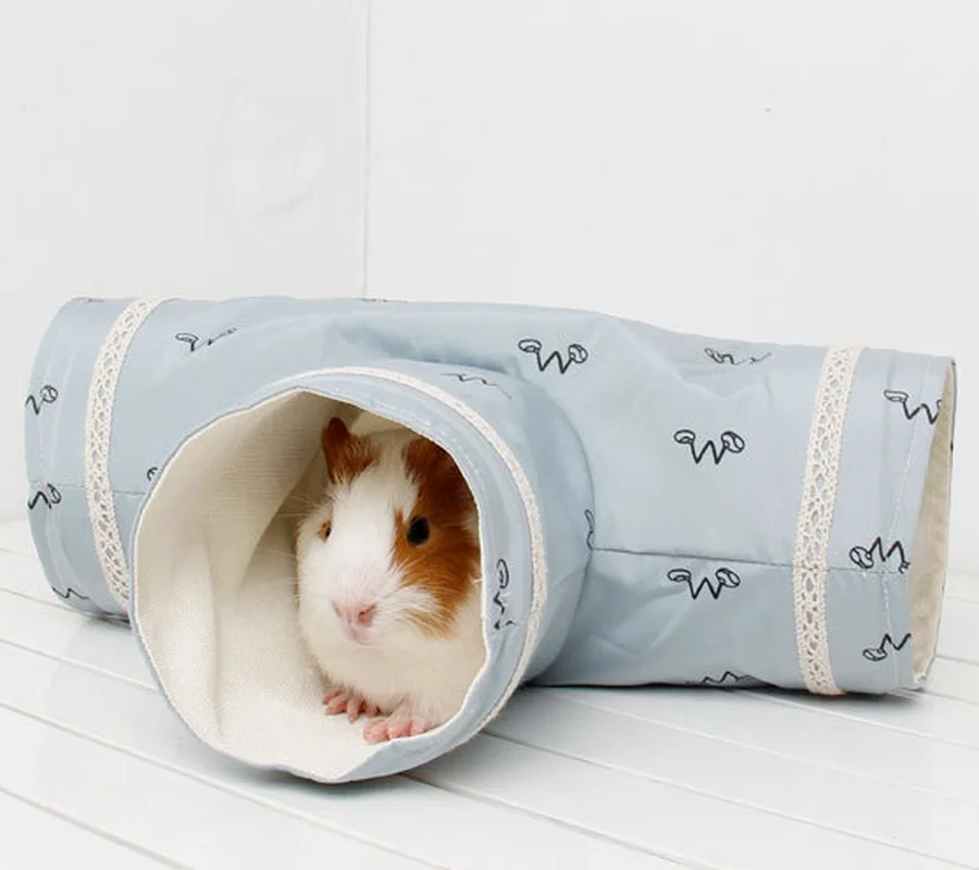 Cavia Tunnel Buis Chinchilla Egel Nederlandse Ratten Hamsters Kooi Accessoires Leveranties Baardagaam Klein Dier Huisdier Bed Speelgoed: Dark Khaki