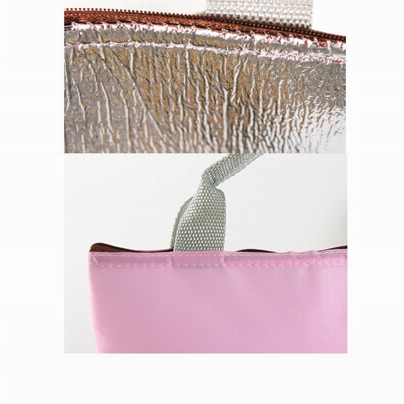 Lunchbox Camping Picknicktas Lunchtas Effen Kleur Draagbare Gekoelde Tas Koud Voedsel Koelbox Thermische Tas Handtas