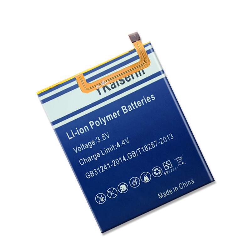 Batterie 5800mah Li3825T43P3h736037 pour ZTE BV0720/pour ZTE Blade A2/pour ZTE Blade V7 Lite Batterie double SIM + piste NO