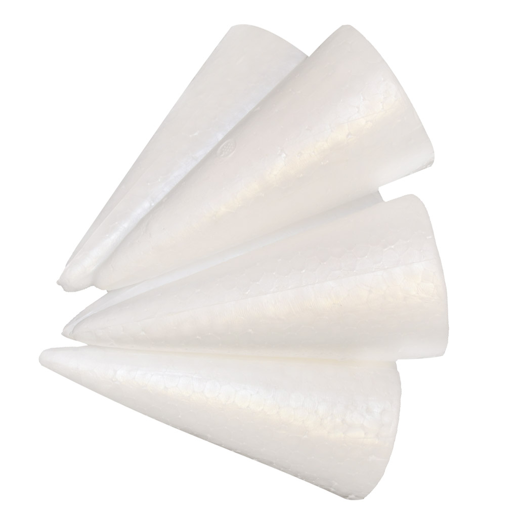 Neue Heiße 5 Stück DIY Weihnachten Baum Styropor Dekorative Schaum Material für freundlicher 150mm Weihnachten Ornament Handwerk liefert