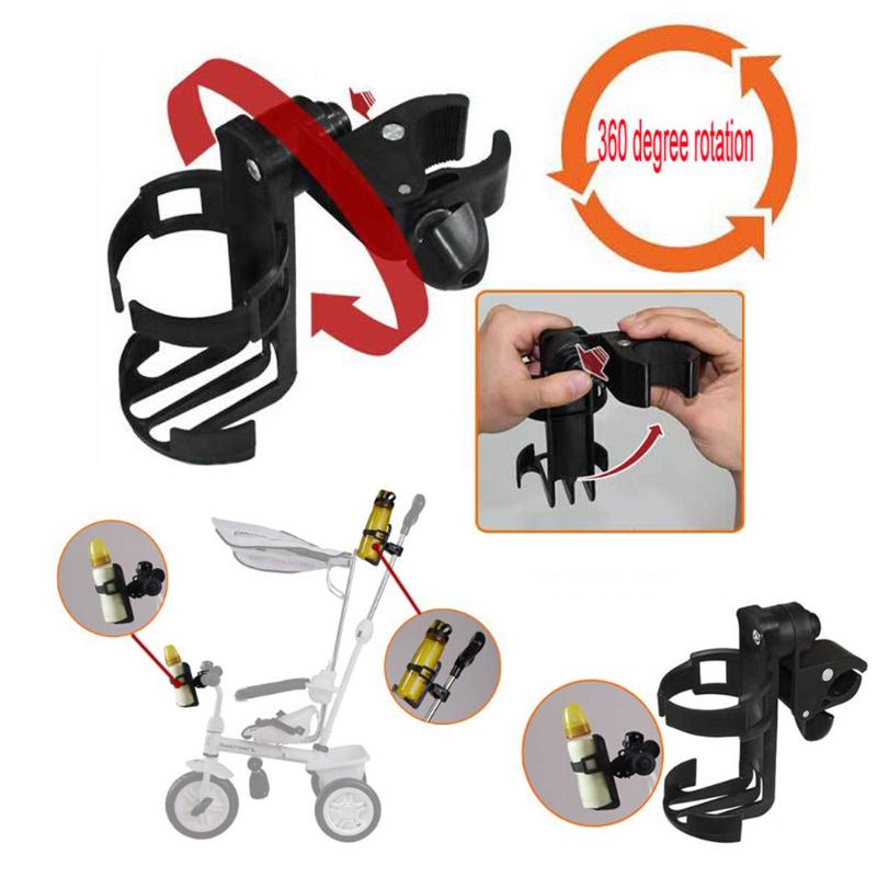 Drehbare Baby Kinderwagen Tasse Halfter Kleinkind Wagen Kinderwagen Milch Flaschen Gestell Kinderwagen Trinken Halfter Fahrrad Wasser Flasche Gestell Acess