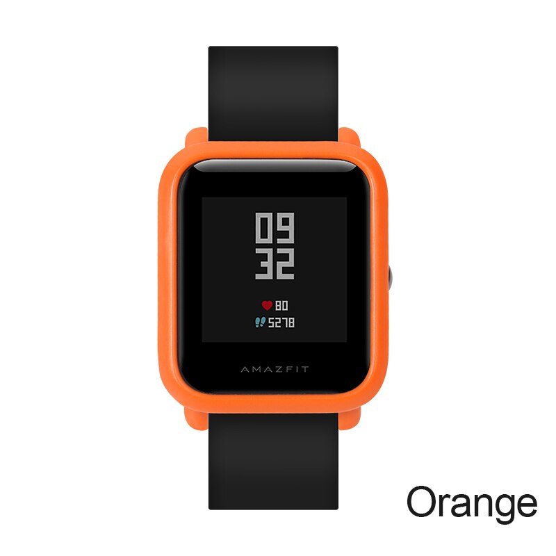 SIKAI fallen für Xiaomi Amazfit Bip bisschen Tempo Lite Jugend Uhr fallen Abdeckung Schutzhülle für Xiaomi Amazfit Clever Uhr fallen: orange