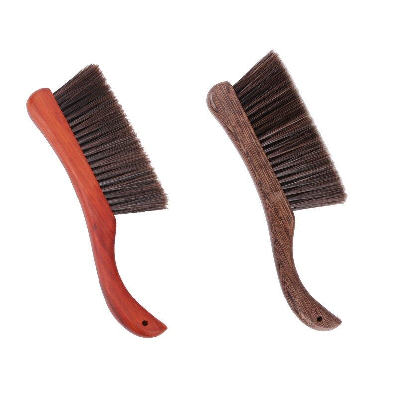 Guzheng Cleaning Brush Musical Instrument Cleaning Brush Soft Wood Handle Brush