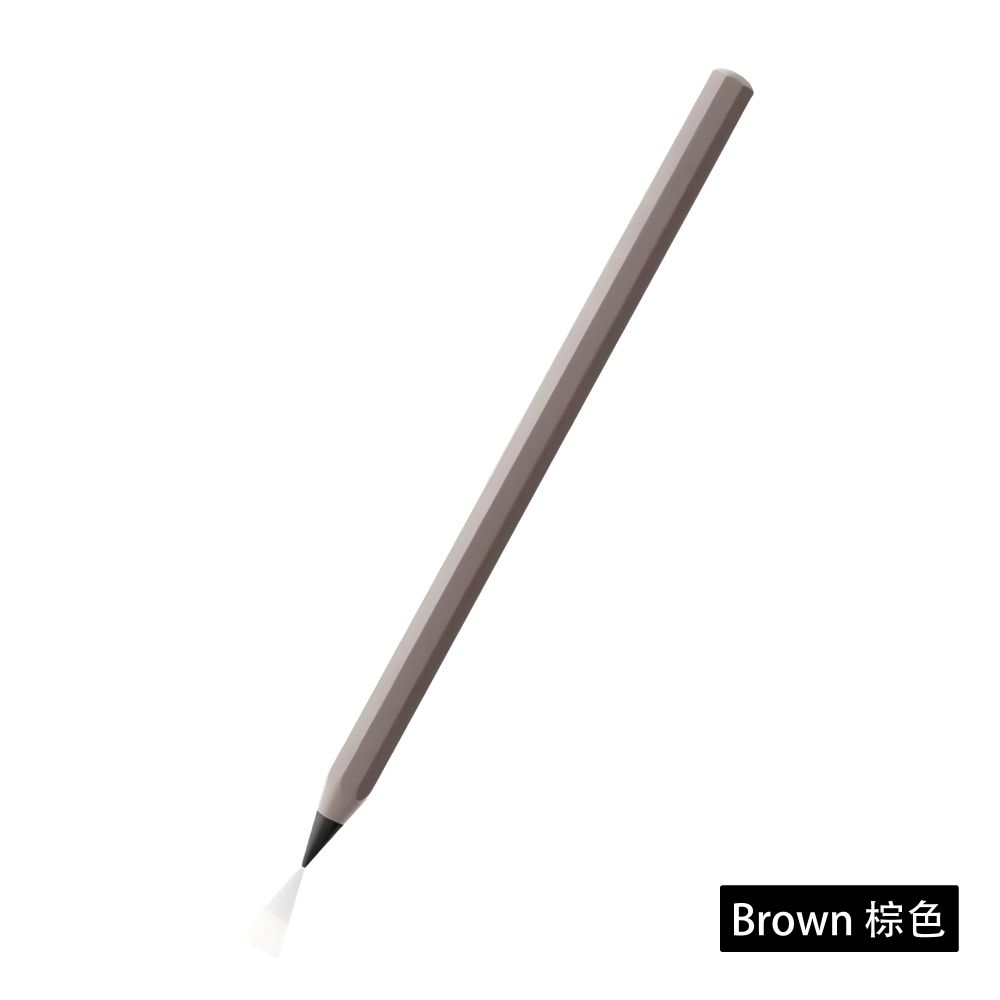 Metalowy wieczny długopis bez atramentu, magiczne ołówki, nowa technologia, nieograniczone pisanie, materiały malarskie, nowatorskie prezenty, artykuły papiernicze: Czerwony