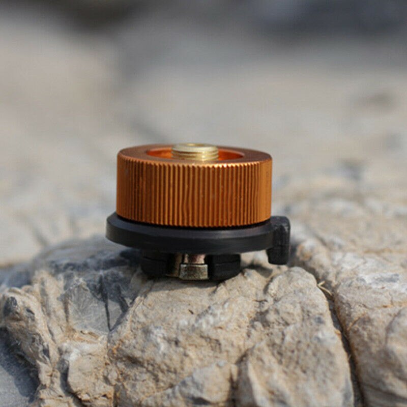 Adaptador de latas para acampada, cabezal convertidor de quemador de Picnic, Cartucho de combustible de Gas para quemadores divididos, accesorios para estufa al aire libre, 28x42mm