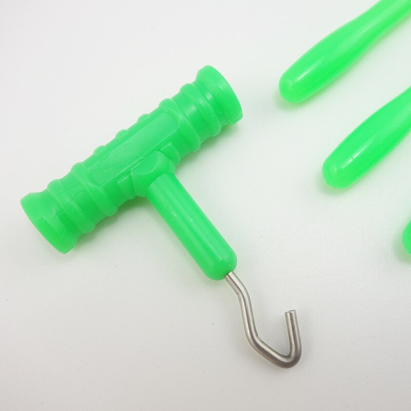 1Set Baiting Needle Set Carp Fishing Bait Tool Kit 5 Piece Hook Load Rig Knot Puller Fish Tackle Scissors