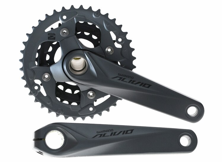 Shimano alivio  m4050 kranksæt fc -m4050 med bb hollowtech cykeldele