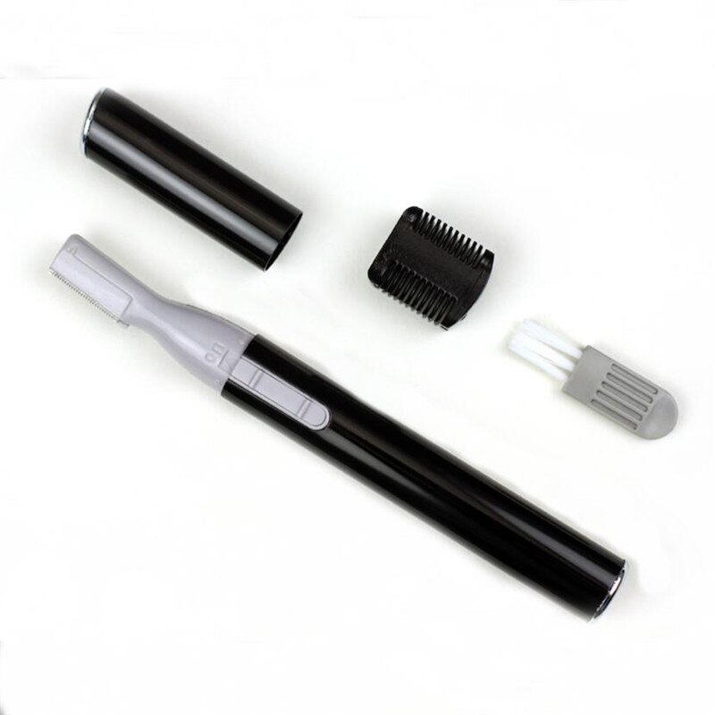 2 kleuren Praktische Elektrische Gezicht Wenkbrauw Schaar Tondeuse Mini Draagbare Vrouwen Body Scheerapparaat Remover Blade Scheermes Epilator