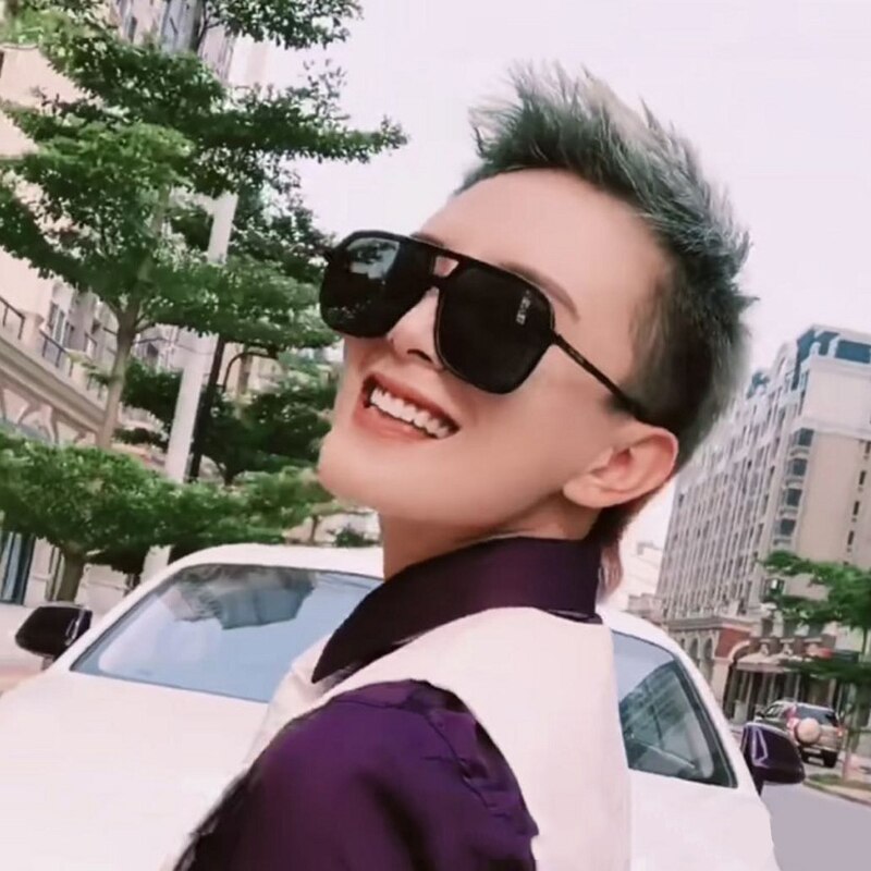 High Unisex Plain glasses women men glasses lens square glasses male female Plain glasses