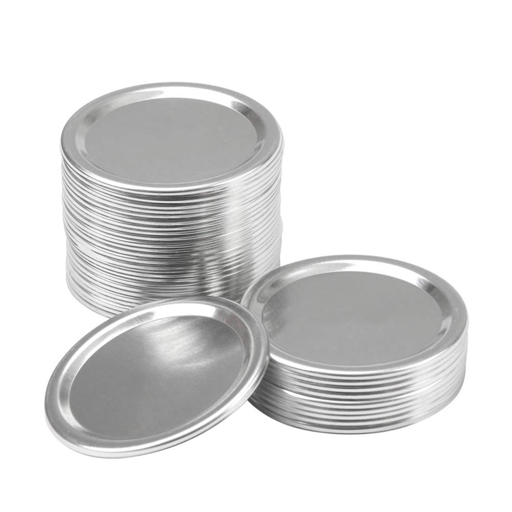 10PCS Wide Mouth Lids Mason Jar Lids Leak Proof Secure Mason Canning Jar Caps for Mason Canning Jars Diameter 70mm 86mm