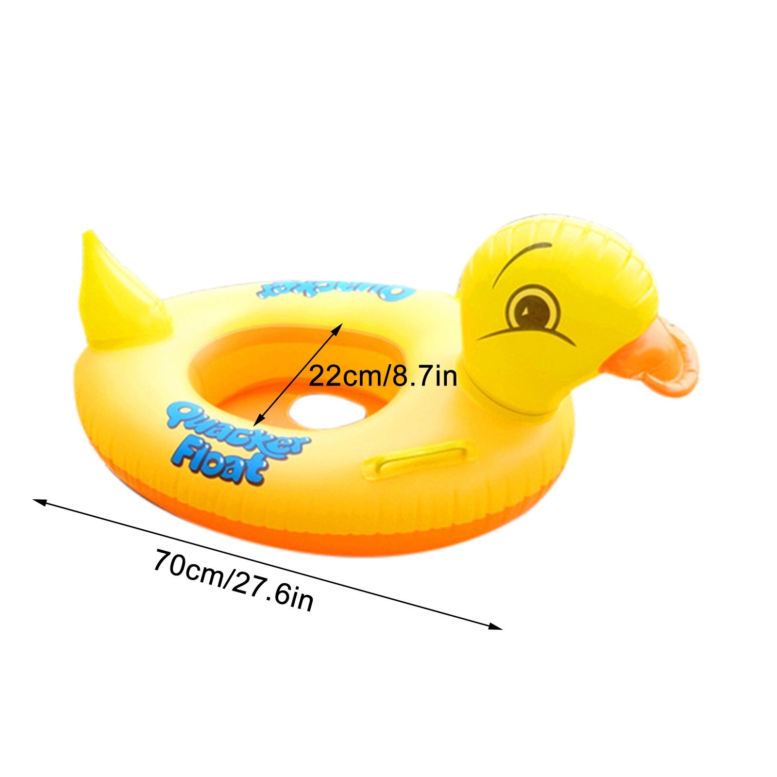 sommer Gelb Kleine Ente-Schwimmen Ring Verdickt PVC kinder Kreis schwimmen Outdoor Kinder Pool Spielzeug Zubehör