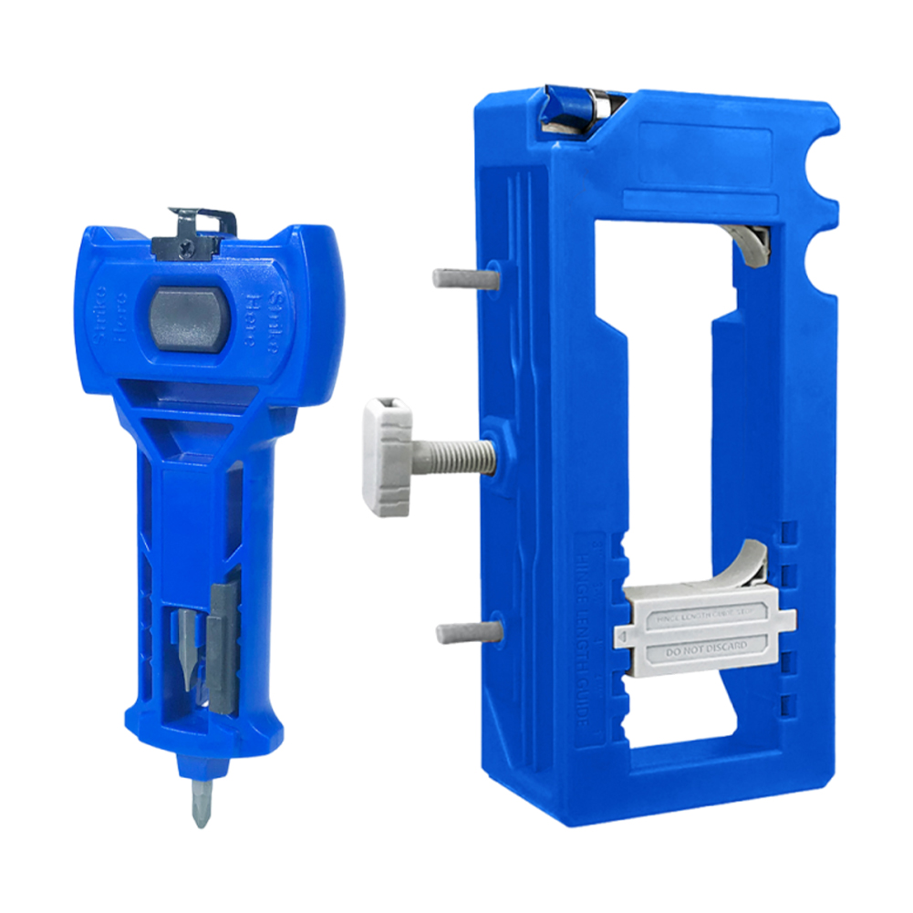 Kit de instalación de bisagras de puerta y pestillo de puerta Kit de instalación de bisagras de puerta DIY/modelo de mortaja para cincel y puntuación precisas: Rojo