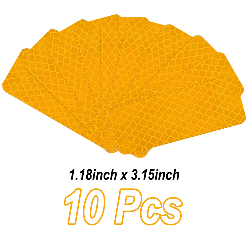 Safety Reflector Sticker Colorful Night Reflective Strips for Reflective Stickers for Helmet Bike Reflectors: GRAY