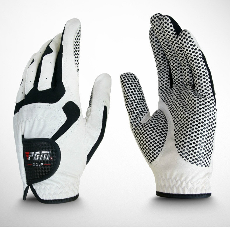 Men's Golf Glove Micro Fiber Soft Left Hand Anti-skidding Non slip particles Breathable Golf Glove