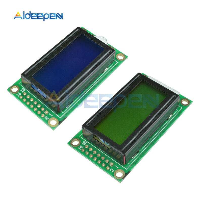 0802 LCD Module 8 x 2 Character Display 5V LCD Bac... – Grandado