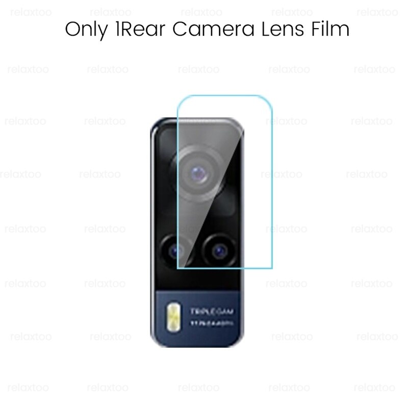 1-To-3 Camera Beschermende Glas Voor VivoY53S Vivo Y53S Y 53 S Y53 S 4G v2111A 6.58 &#39;&#39;Veiligheid Armor Screen Protector Film Cover: only 1camera glass