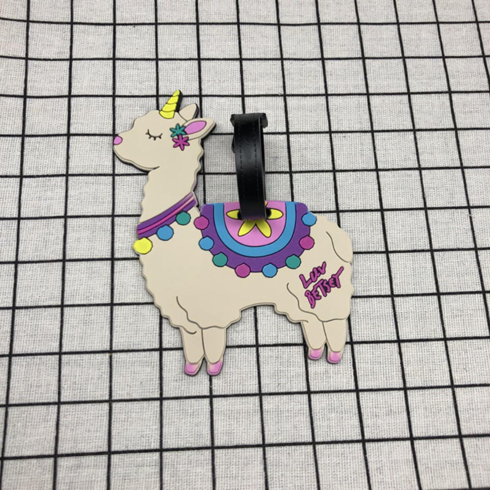 Blijf Kalm Bagagelabel Mode Vrouwen Silicagel Koffer Id Adres Holder Bagage Boarding Tag Draagbare Label Reizen Accessoires: 8