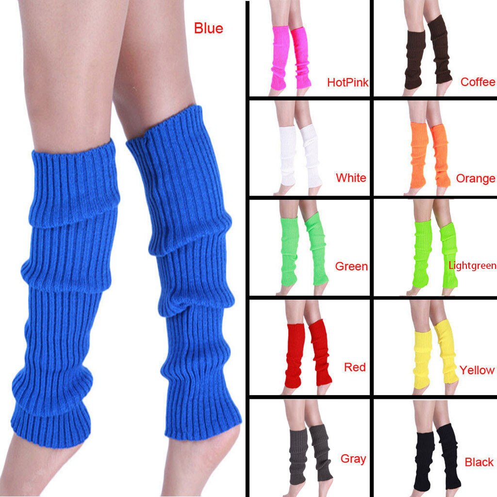 Calentadores para botas, medias tejidas para piernas, bota larga a rayas, medias altas tejidas por encima de la rodilla, calcetines de algodón para piernas,