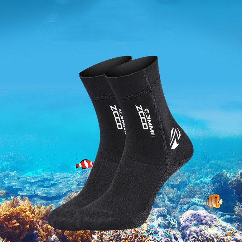 Diving Socks - Silicone - Warm Underwater Accessories for Fishing, Surfing, Sailing, Swimming, Kayaking