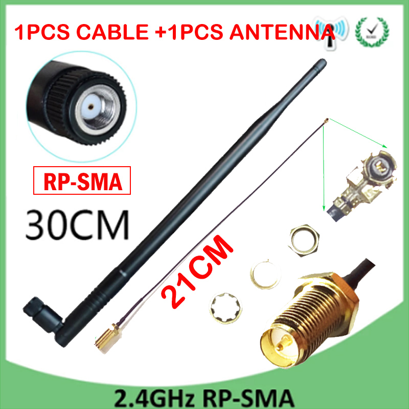 eoth 2.4G WiFi Antenna 12dBi pbx antena 2.4GHz IOT RP-SMA Connector SMA MALE High Gain Wireless Networking Router cable pigtail: Other