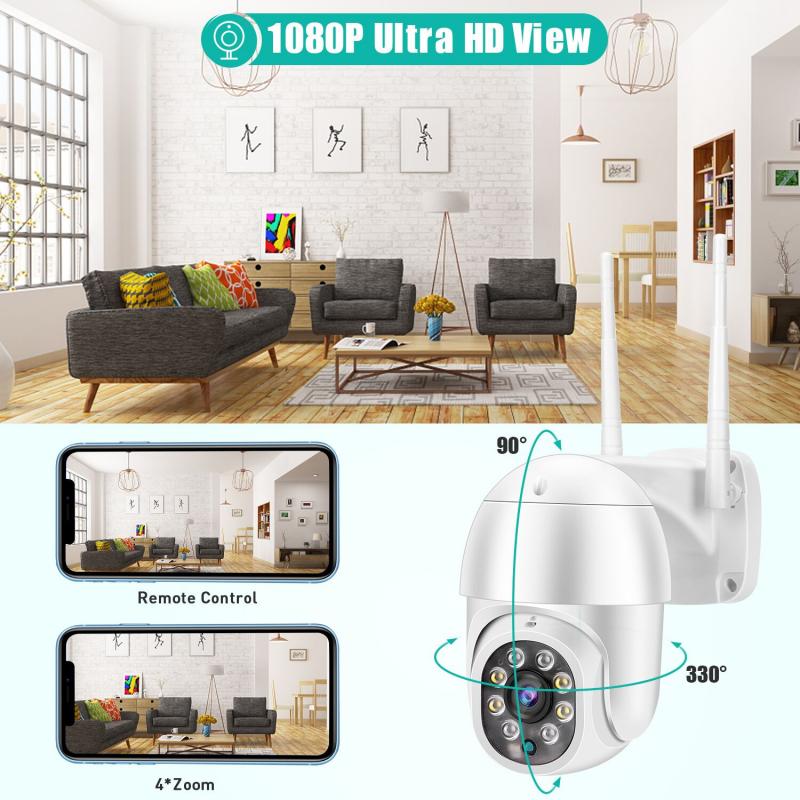 1Pc Hoge Qulity 1080P Hd Wifi Outdoor Waterdicht Low Power Ip Camera Draadloze Bewakingscamera Ir Camera Voor indoor Of Outdoor