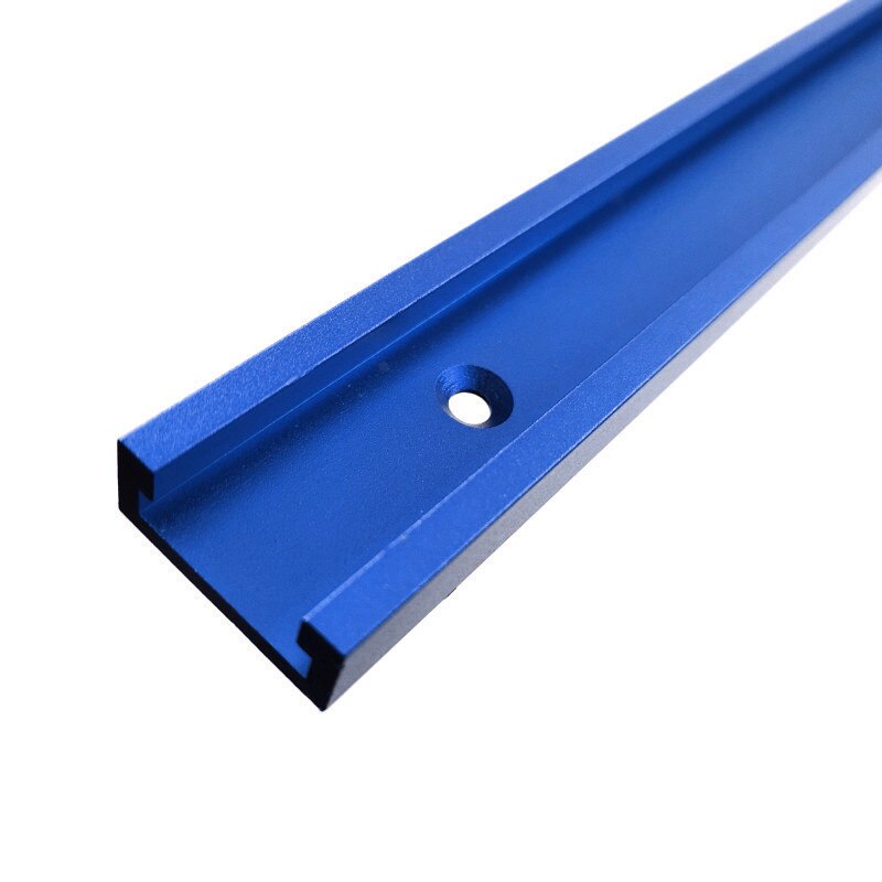 T-track Slot Miter Track T Screw T Slider 30 Model Aluminium Alloy Jig Fixture Pressure Woodworking DIY Tool 300-800MM: Blue / 400mm