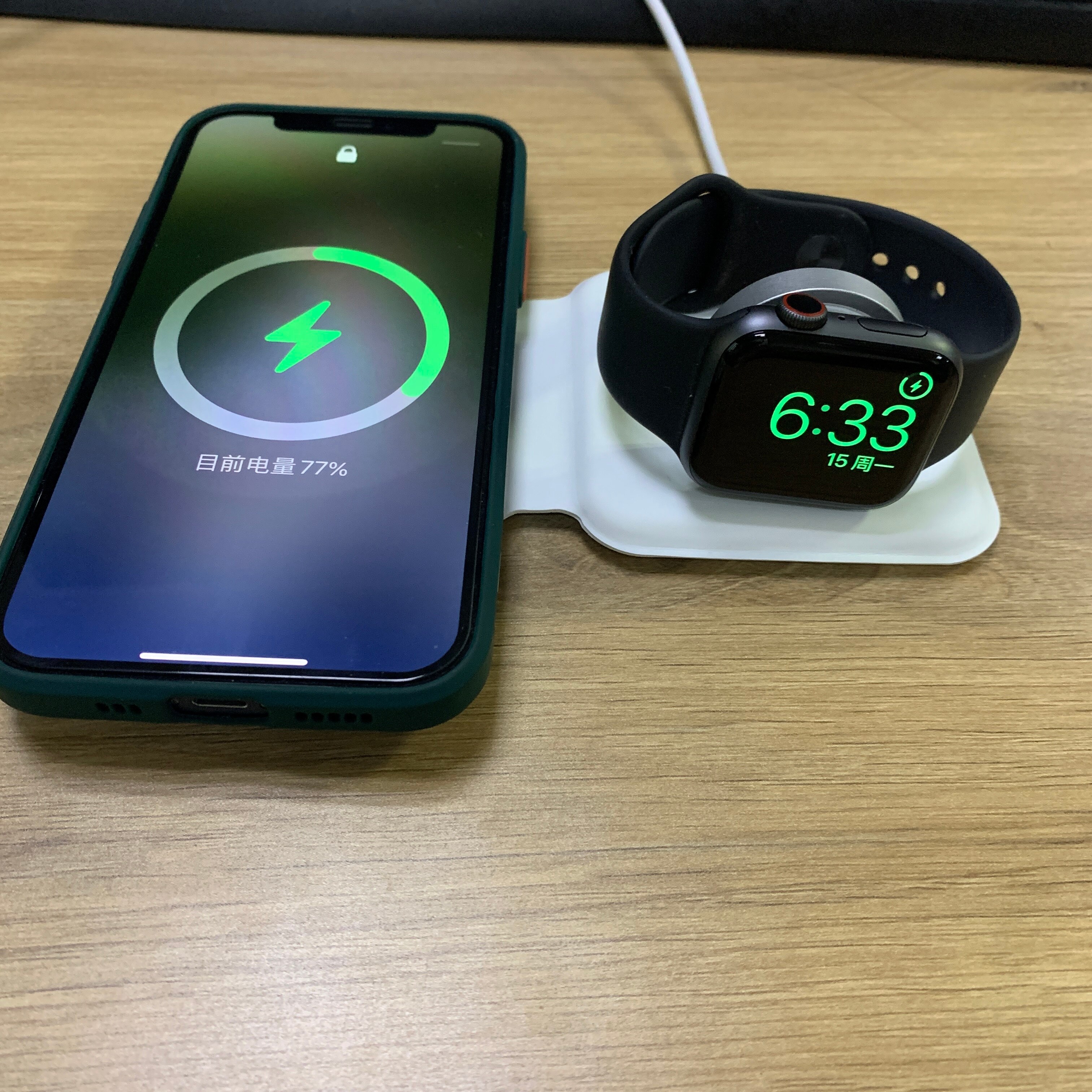 Originele Magnetische Draadloze Duo Lader Qc 3.0 Pd Opladen Standaard Voor Samsung Voor Iwatch Voor Iphone Snel Opladen