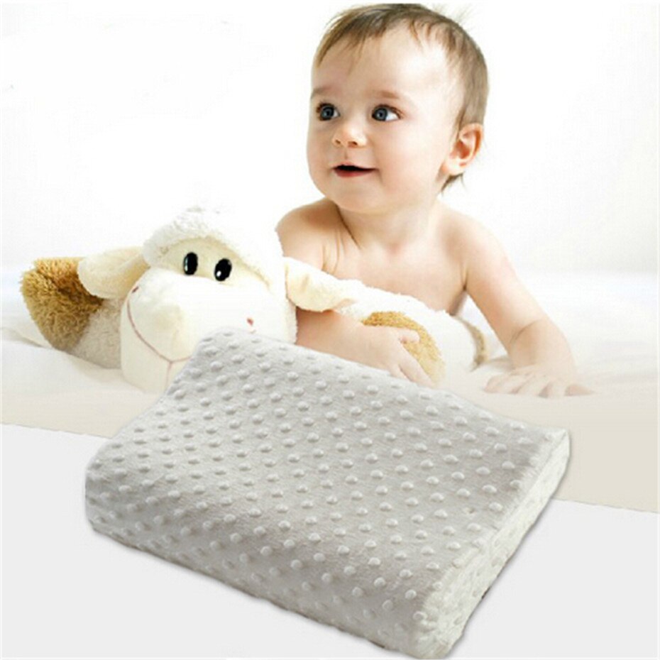 Memory Foam Space Pillow Slow Rebound Cervical Protect Pillow Child Healthcare Orthopedic Pillows: white
