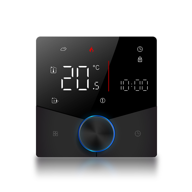 2024 new zigbee wifi thermostat heaters for ga gb gc control underfloor heating electric heating gas boiler dry contact: 3xl / Black / 220 v / Us standard
