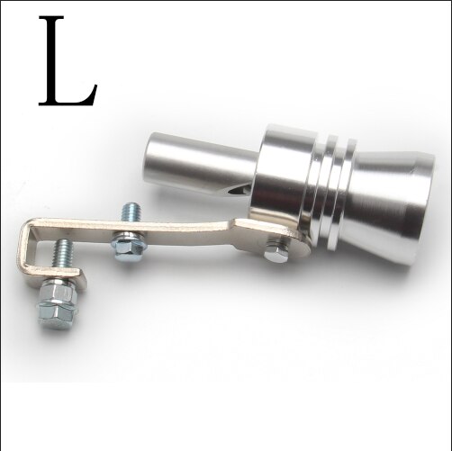 Amplificateur d'onde sonore pour Automobile, rénovation automobile, turbine, sifflet, tuyau d'échappement: silvery L