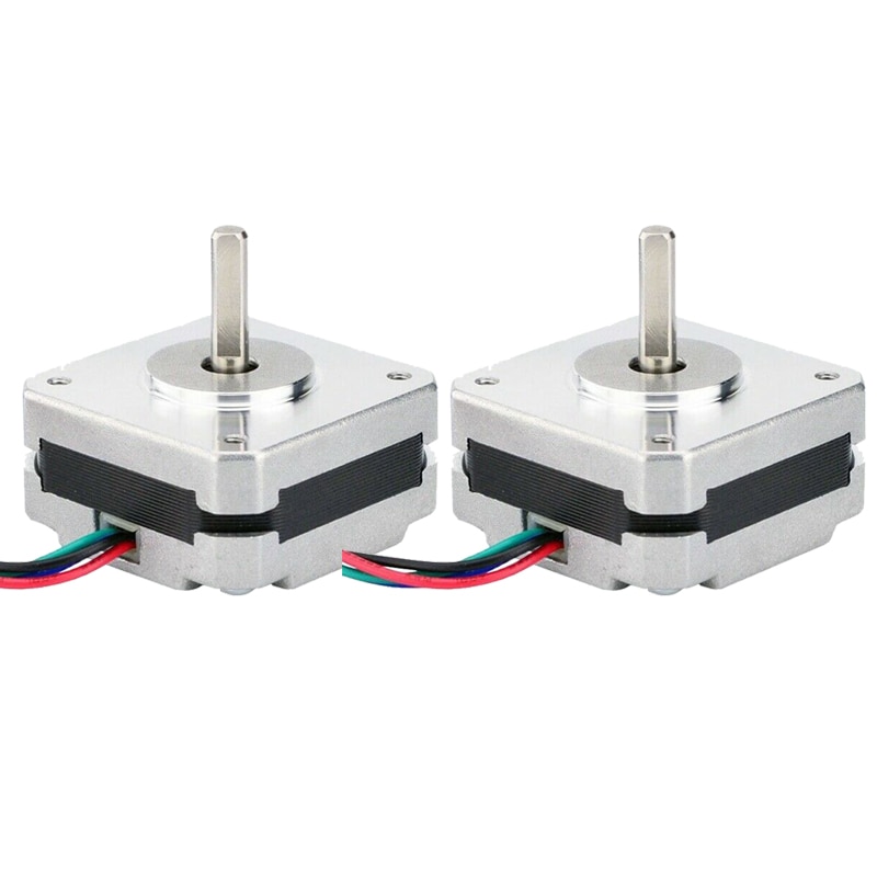 Moteur pas à pas Nema 17 pour imprimante 3D, 2 pièces, 20mm, 1a, 13ncm (18.4Oz.In), 42, pour bricolage, Xyz