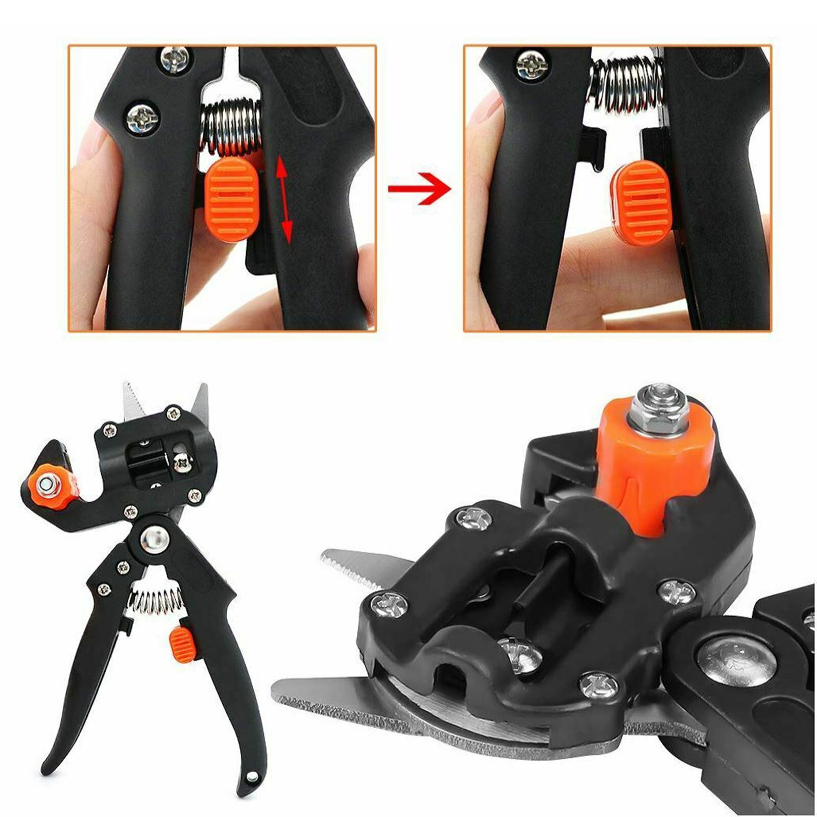 Tijeras De injerto para árbol frutal, tijeras De poda multifunción para injertos, herramienta De injerto, Tesoura De Enxertia
