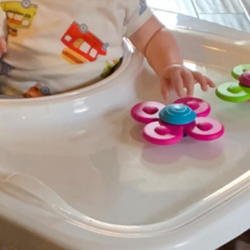 Neue Lustige freundlicher Spielzeug Nette Karikatur Insekten Saugnapf Spinner Spielzeug Schlecht Spielzeug Für freundlicher Baby Rassel Spielzeug Dreh oben
