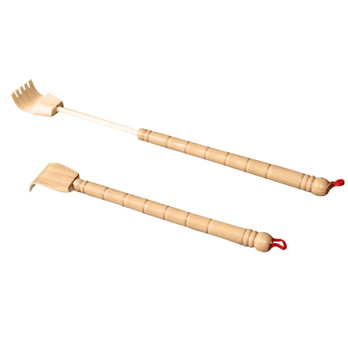 Rascador trasero extensible de madera de bambú, extensor de garra automasajeadora antipicazón Flexible telescópico MSU99