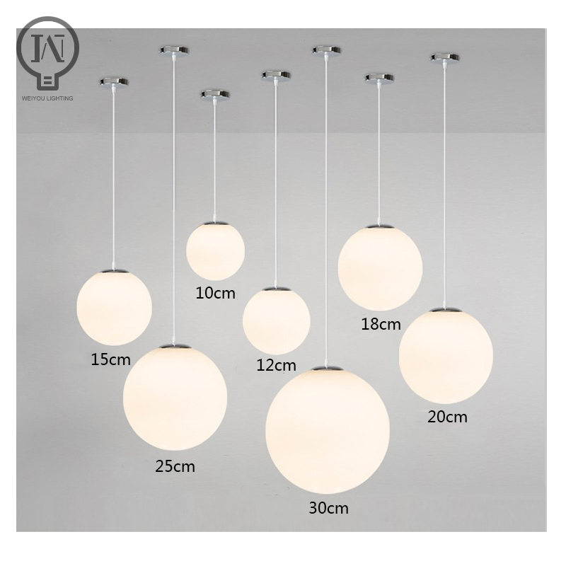 Lámpara colgante de bola de cristal, luminaria E27 dorada/negra/plateada, globo blanco, para Bar, restaurante, decoración, dormitorio