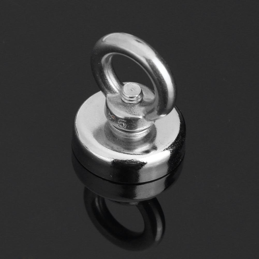 1 PC 20KG Pull Force Powerful Salvage Magnets Kit Pot Fishing Magnets Strongest Permanent Powerful Magnetic