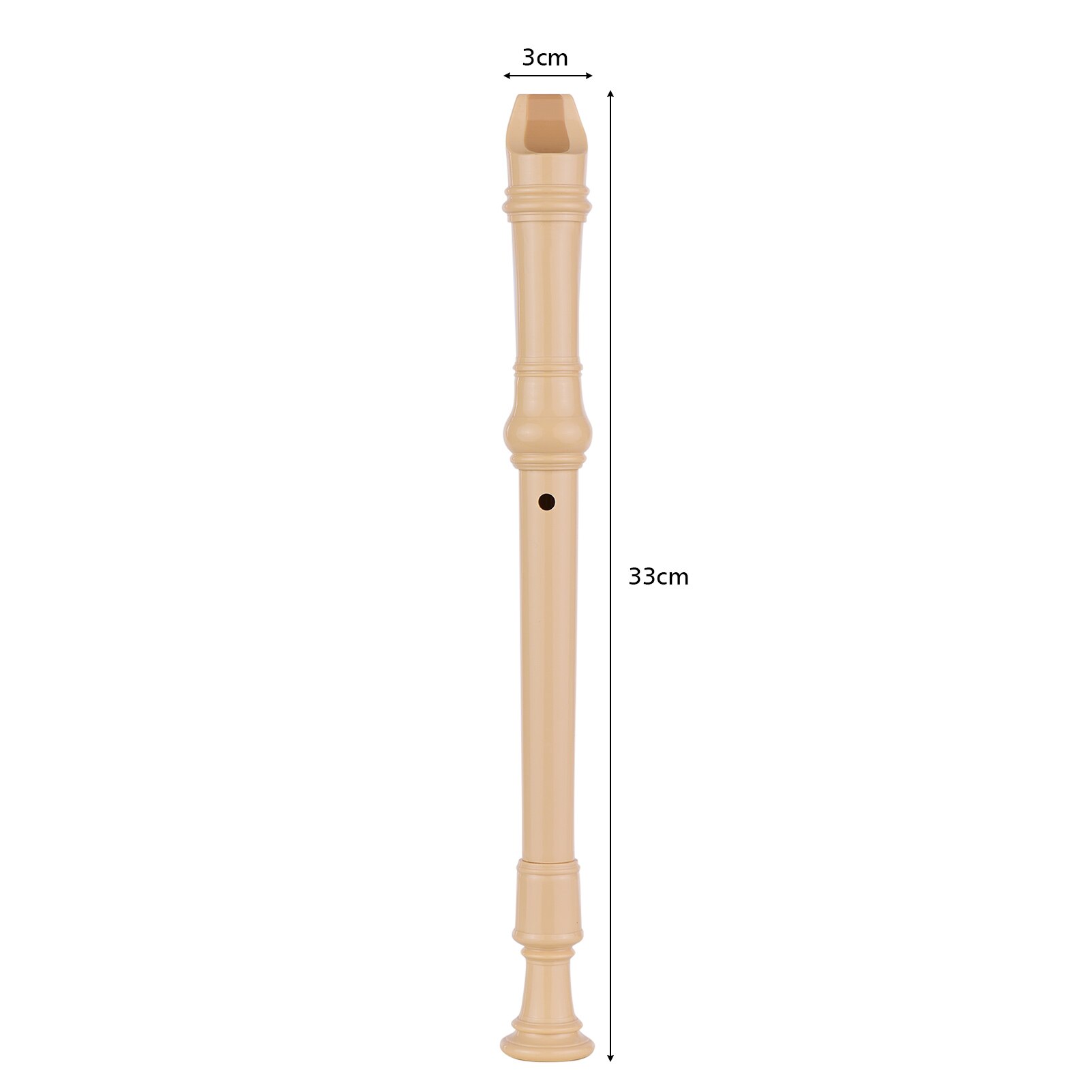 8-See Alt Diskant Recorder Wind Instrument mit Reinigung Stange Finger Rest Gurt PU Lagerung Tasche